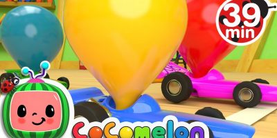 Toy Balloon Car Race | +More Nursery Rhymes & Kids Songs – Cocomelon (ABCkidTV)