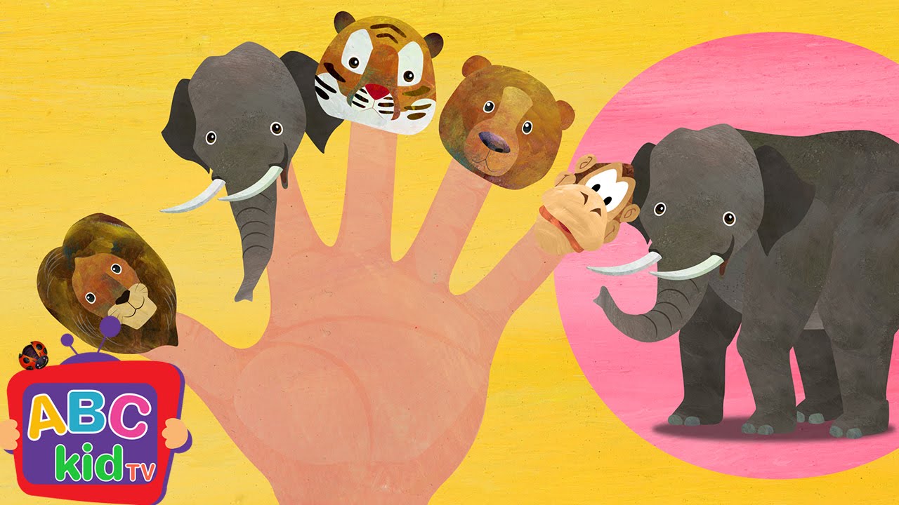Finger Family – Animals | Cocomelon (ABCkidTV) Nursery Rhymes & Kids Songs