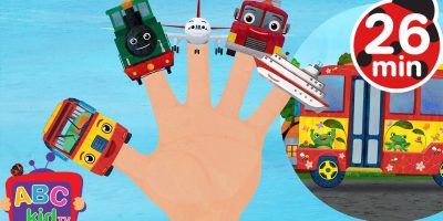 Finger Family Vehicles (2D) | +More Nursery Rhymes & Kids Songs – Cocomelon (ABCkidTV)