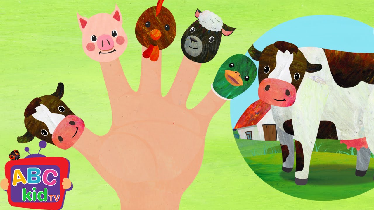 Finger Family Farm Animals (2D) | Cocomelon (ABCkidTV) Nursery Rhymes & Kids Songs