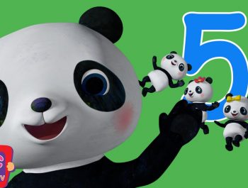 Five Little Pandas Jumping on the Bed | Cocomelon (ABCkidTV) Nursery Rhymes & Kids Songs