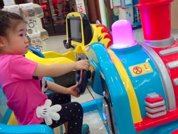 ABCkidTV Mika with Little girl Playing Indoor playground family fun at play center