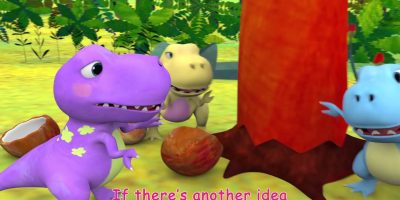 Five Little Dinosaurs   ABCkidTV