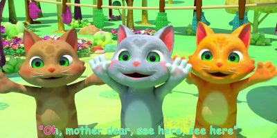 Three Little Kittens  Cocomelon ABCkidTV Nursery Rhymes & Kids Songs
