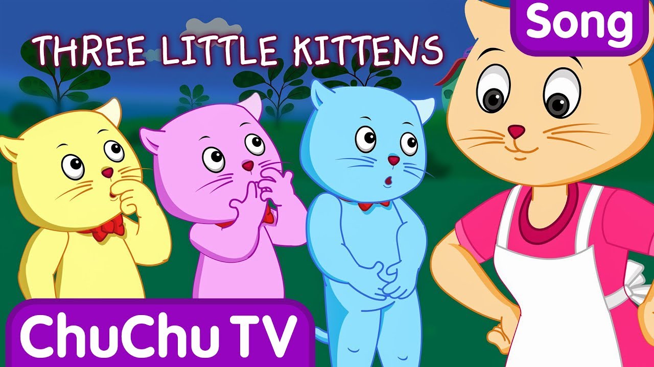 Three Little Kittens | Nursery Rhymes from ChuChu TV Kids Songs