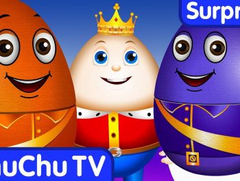 Learn Colours with Surprise Nesting Eggs Nursery Rhymes Toys | Humpty Dumpty | ChuChu TV Field Trip!