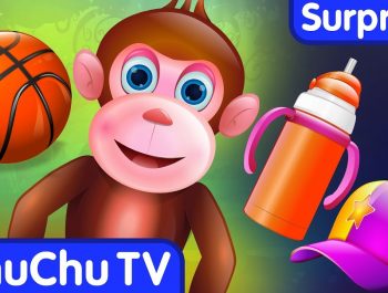 Surprise Eggs Nursery Rhymes Toys | Five Little Monkeys | Learn Colours & Objects | ChuChu TV