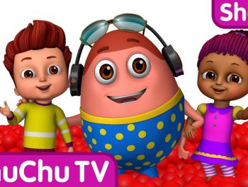 Kids play in HUGE Gumball Machine, Ball Pit and Surprise Eggs to Learn Color Red | ChuChu TV Funzone