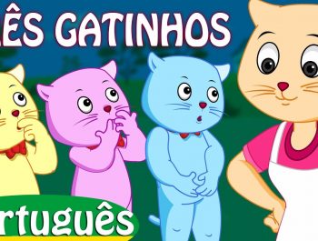 três gatinhos | rimas de berçário coleção | canções infantis em português | ChuChu TV