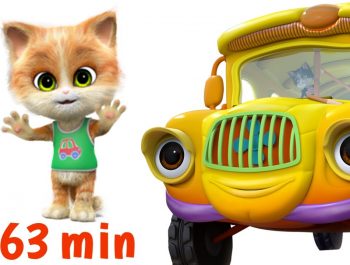 ? Wheels on the Bus Go Round and Round | Nursery Rhymes Collection from Dave and Ava ?