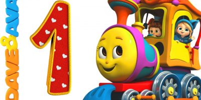 Number Song | Number Train 1 to 10 | Counting Song and Nursery Rhymes from Dave and Ava