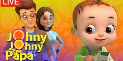 Johny Johny Yes Papa Songs – 3D Nursery Rhymes & Kids Songs – Songs For Babies – Live Stream