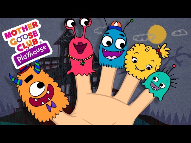 Halloween Songs | Finger Family | Monster Finger Family | Mother Goose Club Playhouse Kids Song