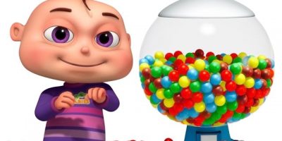 Five Little Babies Playing Ball Machine | Learn Colors For Children | Five Little Babies Collection