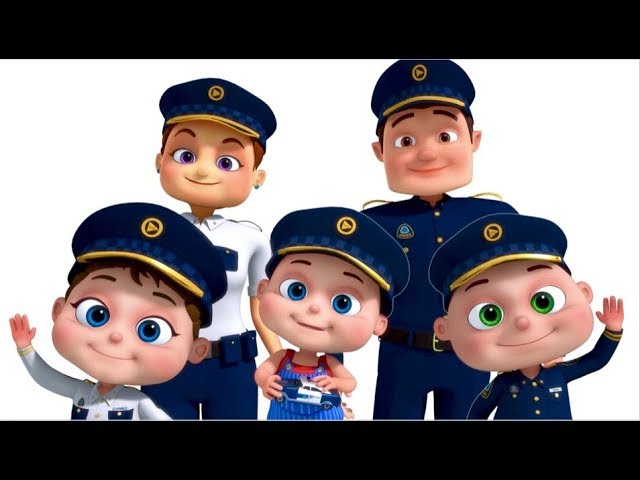 Police Finger Family And More | Nursery Rhymes & Kids Songs | Finger Family Collection