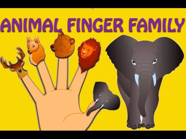 Animal Finger Family – Nursery Rhymes For Children