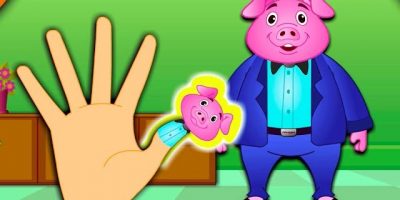 The Finger Family Pig Family Nursery Rhyme | Kids Animation Rhymes Songs