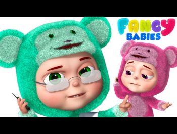 Five Little Monkeys Jumping On The Bed | Fancy Babies Nursery Rhymes | 3D Rhymes For Babies