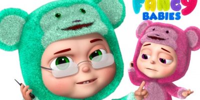 Five Little Monkeys Jumping On The Bed | Fancy Babies Nursery Rhymes | 3D Rhymes For Babies