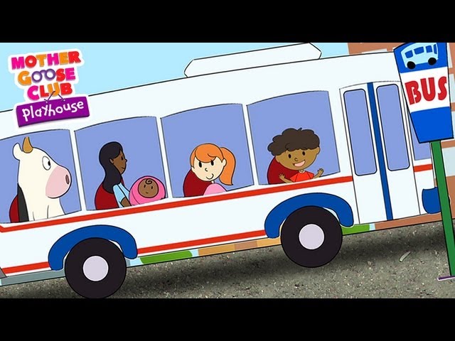 The Wheels on the Bus Animated – Mother Goose Club Playhouse Kids Song