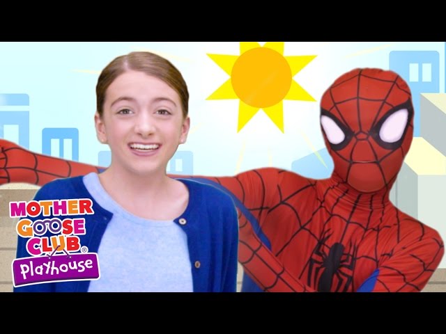 Spiderman Surprise Egg | Itsy Bitsy Spider | Mother Goose Club Playhouse Kids Video