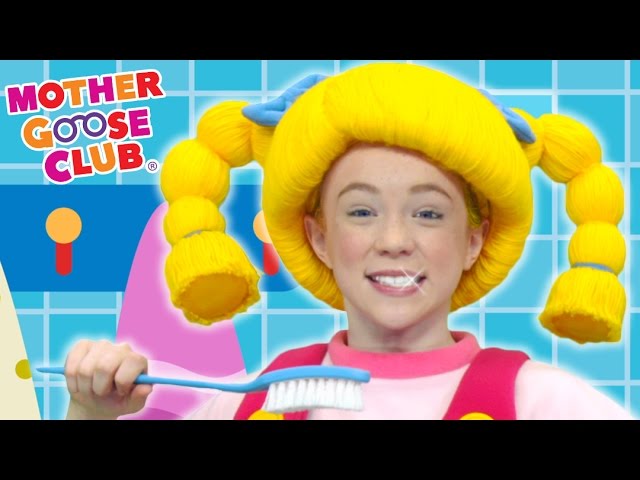 Brush Your Teeth | DIY Clean White Teeth | Mother Goose Club Songs for Children