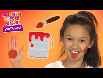 Super Messy Paint Video | Color Me Red | Mother Goose Club Playhouse Kids Video