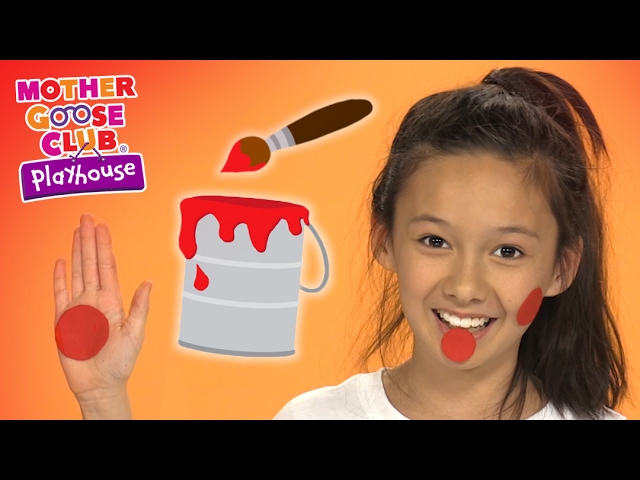 Super Messy Paint Video | Color Me Red | Mother Goose Club Playhouse Kids Video