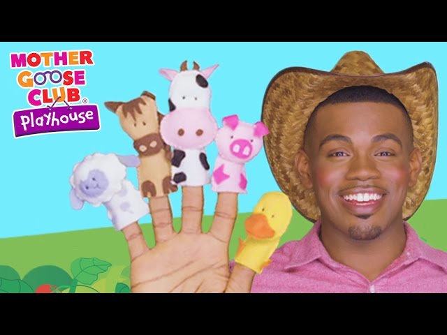 Animal Sounds | Old MacDonald Had A Farm | Mother Goose Club Playhouse Kids Video