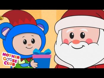 Christmas Song | Up on the Housetop | Mother Goose Club Kid Songs and Nursery Rhymes