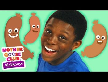 Funny Food Game | Five Fat Sausages | Mother Goose Club Playhouse Kids Video
