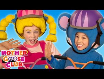 Scooting Around | Scooter Tricks | Mother Goose Club Songs for Children