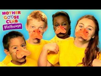 Five Little Ducks | Funny Animal Story | Mother Goose Club Playhouse Kids Video