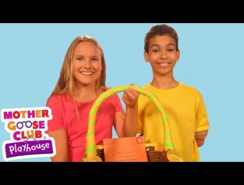 Silly Dog Steals a Letter | A Tisket, a Tasket | Mother Goose Club Playhouse Kids Video