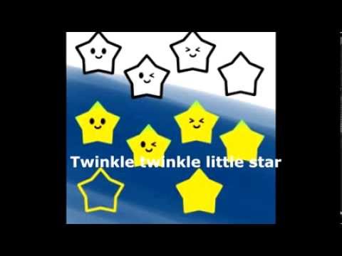 Twinkle twinkle little star（きらきら星） 歌詞つき・カラオケつき