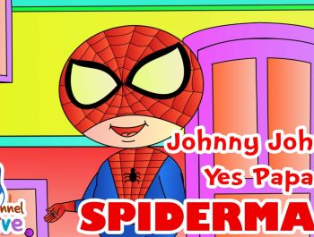 SPIDERMAN Johnny Johnny Yes Papa Nursery Rhyme for Children