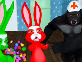 Learn Objects Rabbit Johny Johny Yes Papa W King Kong Cartoon Nursery Rhymes for Babies