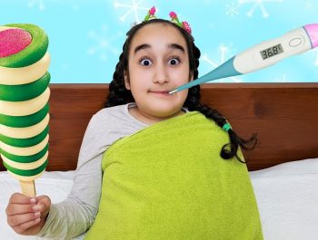 Gamze and Ice cream, Johny Johny Yes Papa Nursery Rhymes Song, for kids