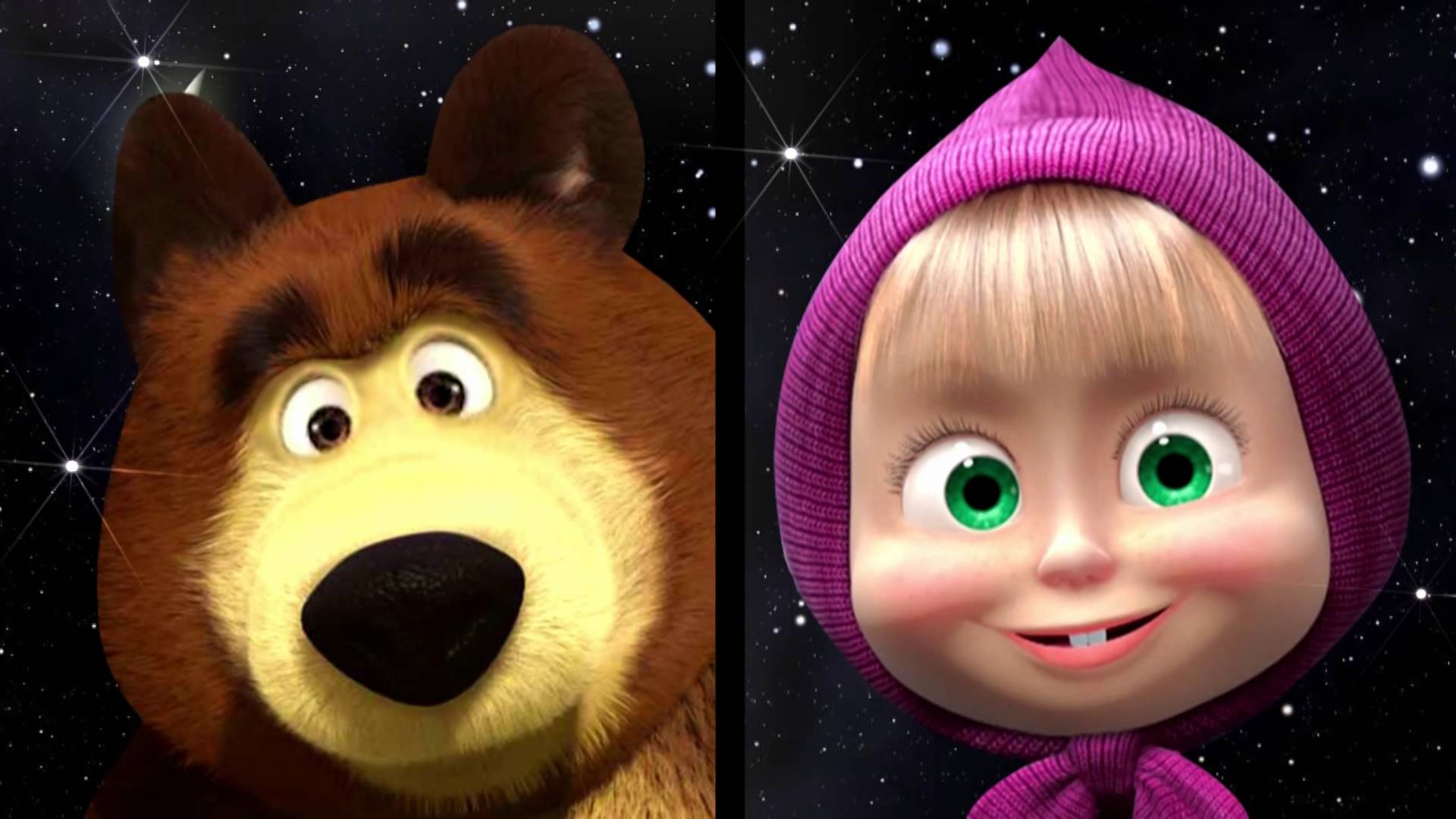 Masha and the Bear Twinkle Twinkle Little Star Super nursery Rhyme