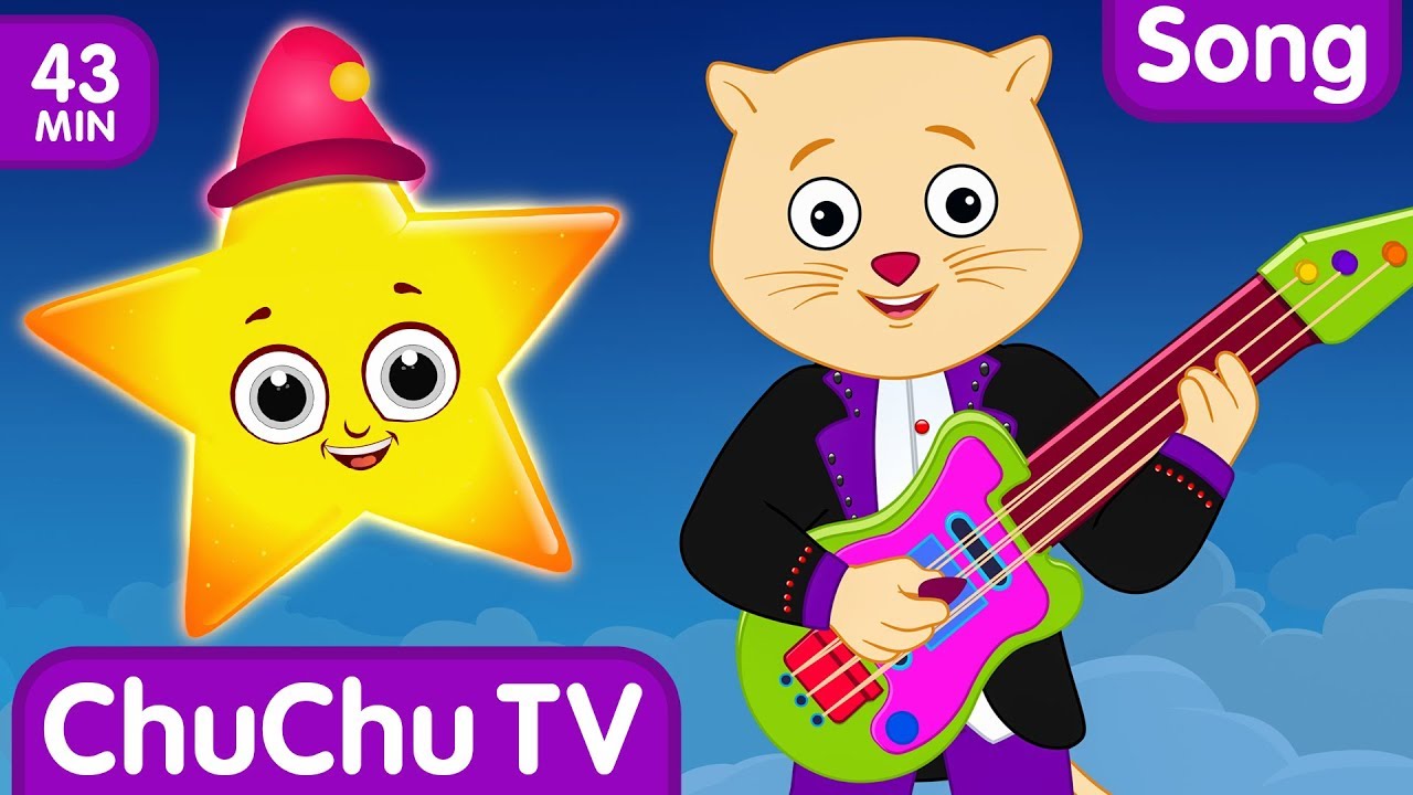 Twinkle Twinkle Little Star Song & Many More Nursery Rhymes for Kids/Babies by Cutians™ | ChuChu TV