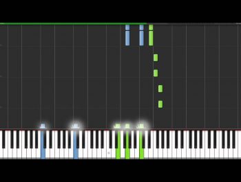 Wolfgang Amadeus Mozart – Twinkle Twinkle Little Star – Synthesia – 100% Speed