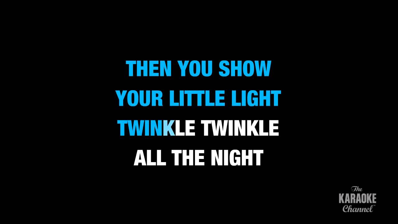 Twinkle, Twinkle Little Star in the Style of “Traditional” karaoke video with lyrics (no lead vocal)