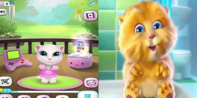 Twinkle Twinkle Little Star | Talking Ginger & Talking Angela | Baby song – Nursery rhymes