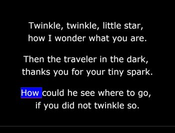 Children’s Song – Twinkle Twinkle Little Star