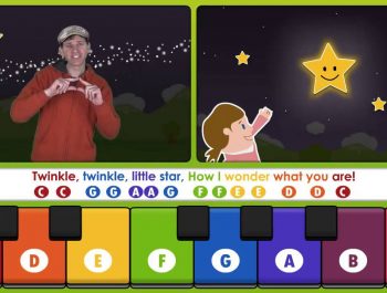 Twinkle Twinkle Little Star -Learn to Play on a Keyboard