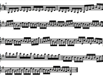 Violin Sheet Music – 12 variations on Twinkle Twinkle Little Star