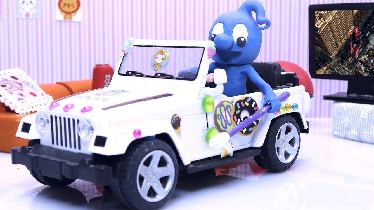 TWINKLE TWINKLE LITTLE STAR ? Baby New Car Toy ? Play Doh Cartoons For Kids Stop Motion Animations
