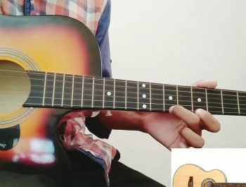 Twinkle Twinkle Little Star rhymes on single string”e”guitar tutorial.