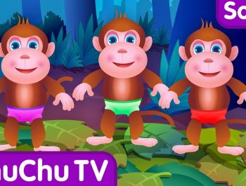 Five Little Monkeys Jumping On The Bed | Part 1 – The Naughty Monkeys | ChuChu TV Kids Songs