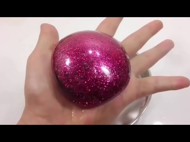 Johny Johny Yes Papa | Cutting Open Glitter Glue Slime Water Ball Learn Colors Toys | nursery rhymes